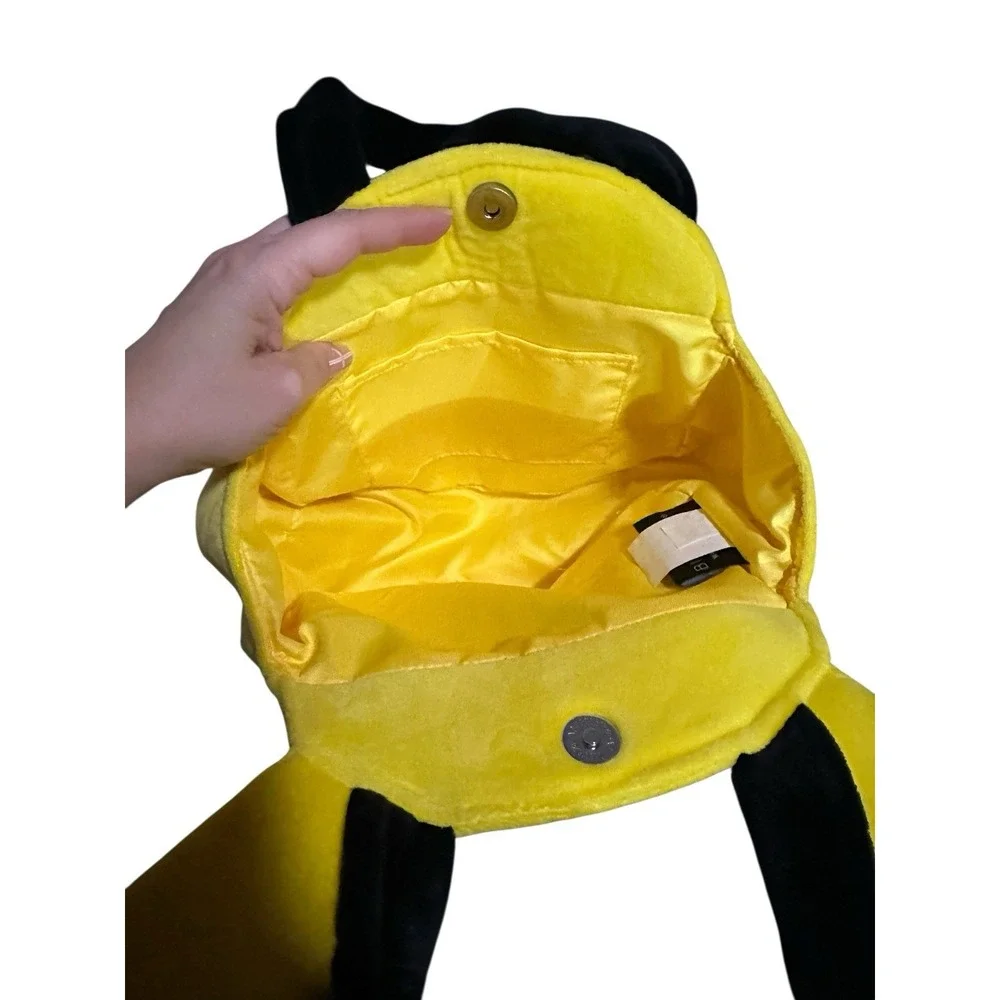NEW bioworld‎ pokemon super soft yellow tote bag PIKACHU